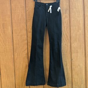 J. Brand Isabella high rise black flare leg